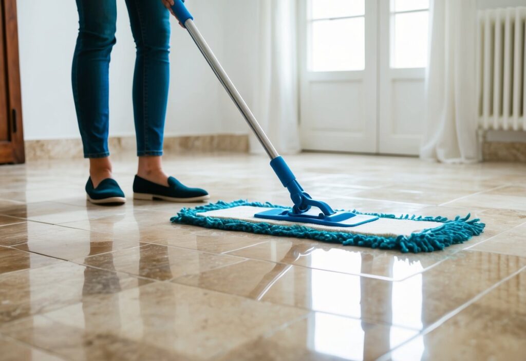 Daily Cleaning Techniques for Travertine Tile image