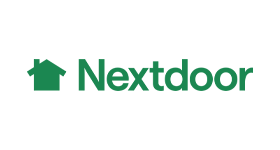 nextdoor logo white bg